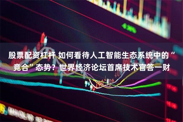 股票配资杠杆 如何看待人工智能生态系统中的“竞合”态势？世界经济论坛首席技术官答一财